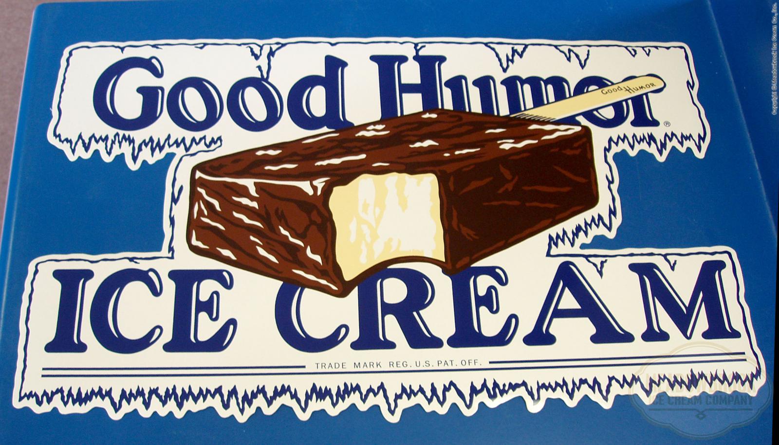 Classic Good Humor Ice Cream Bar Decal / Sticker LARGE, DIE CUT, RARE