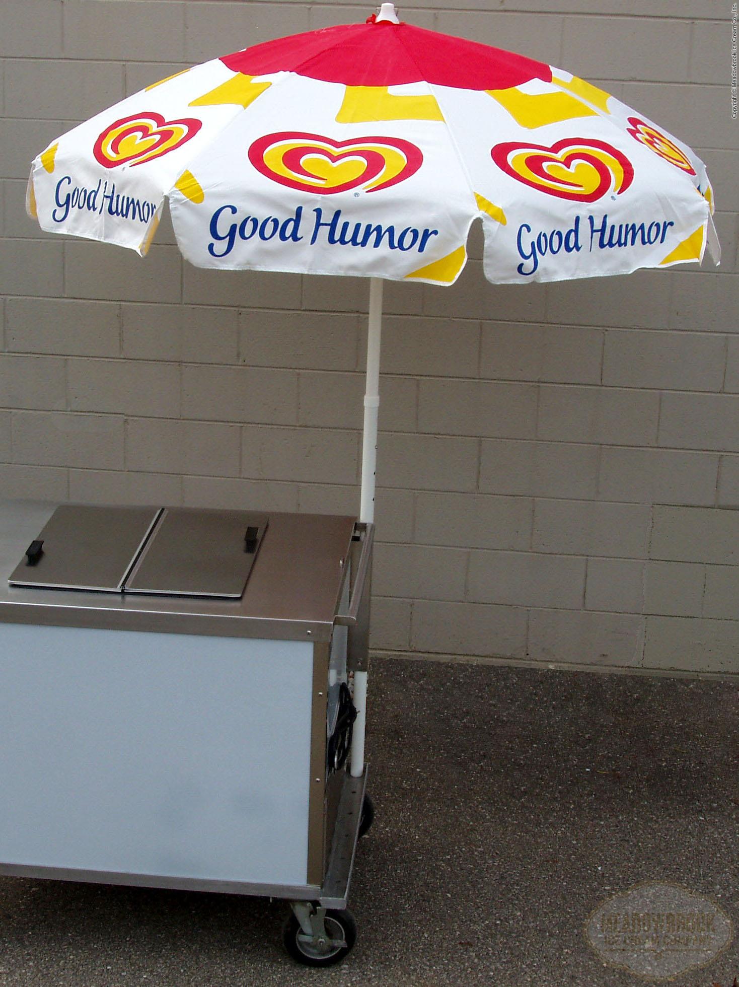 Good Humor Ice Cream Umbrella for Vending Push Carts, 6 ft NEW IN BOX