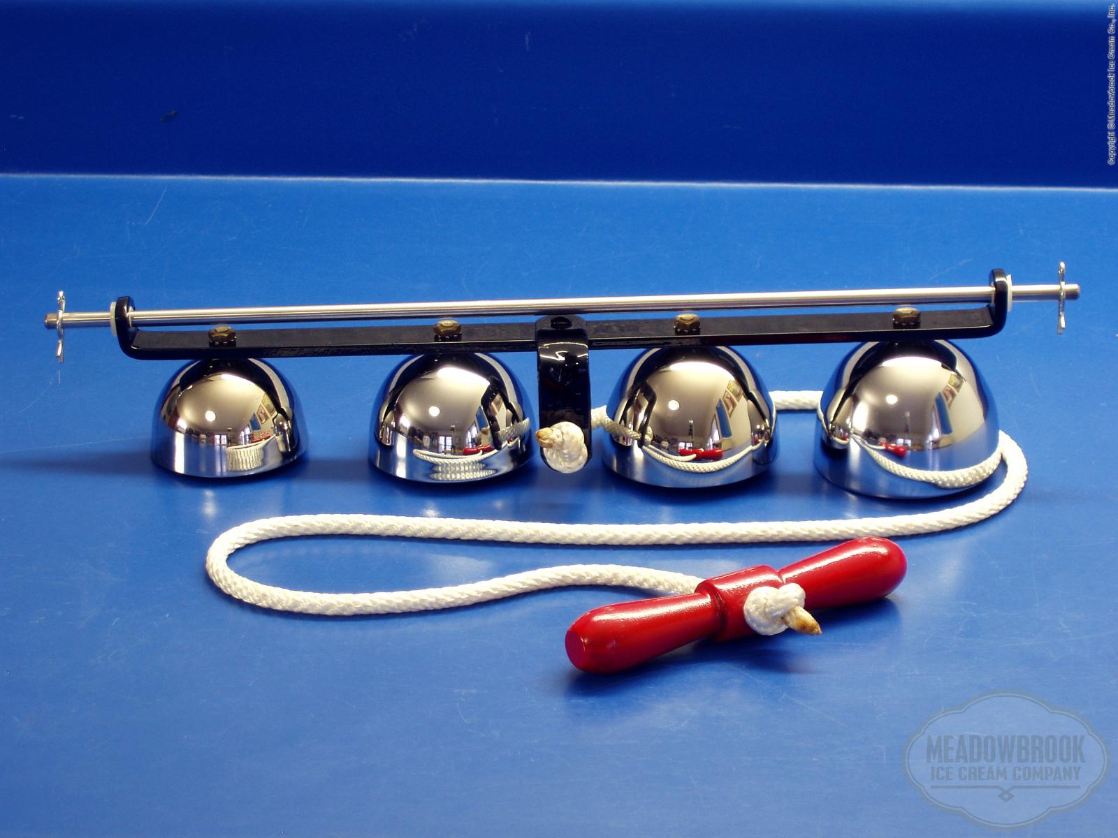 Authentic Nickel Bells Set for Good Humor Ice Cream Trucks