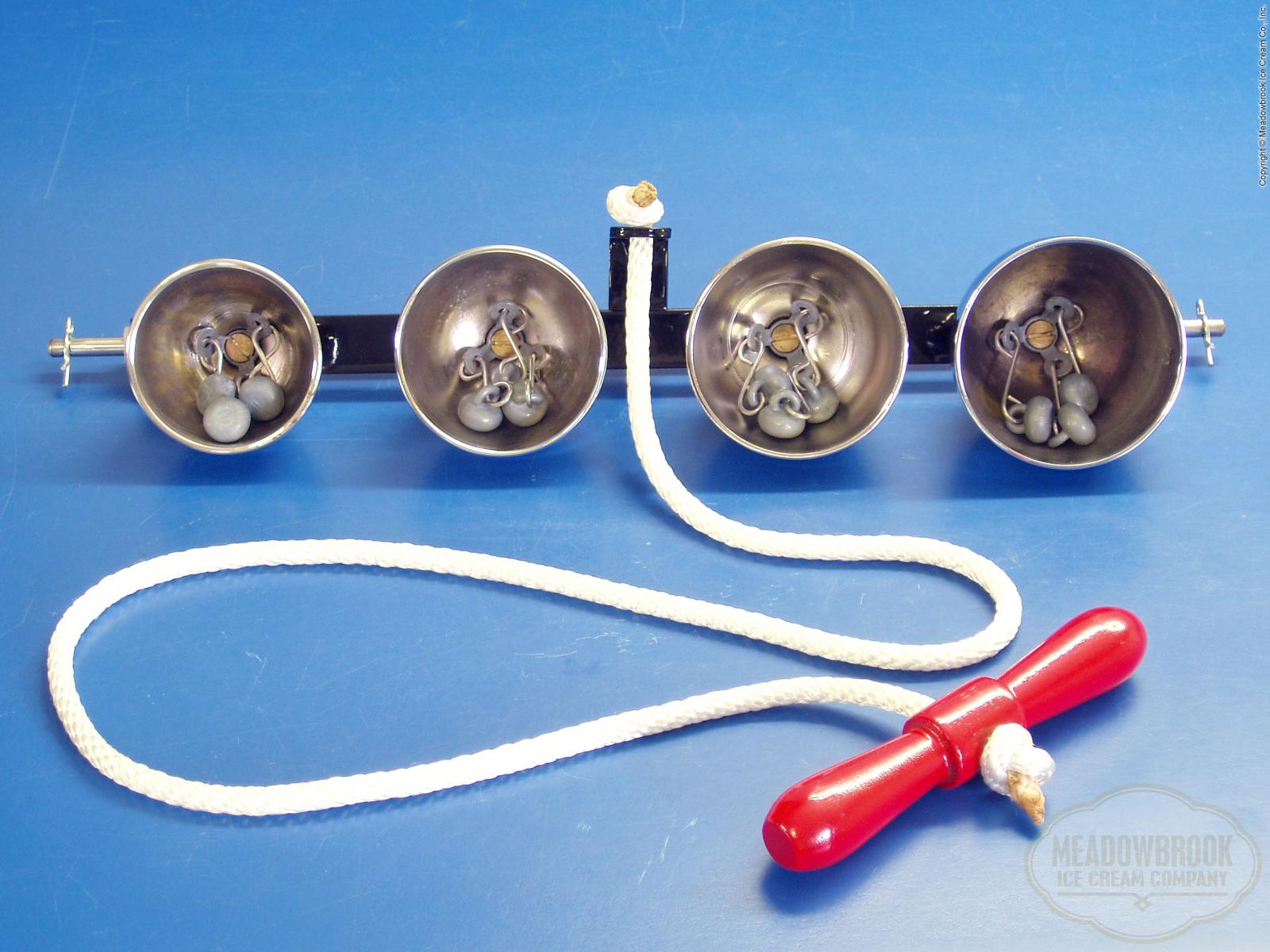 Authentic Nickel Bells Set for Good Humor Ice Cream Trucks