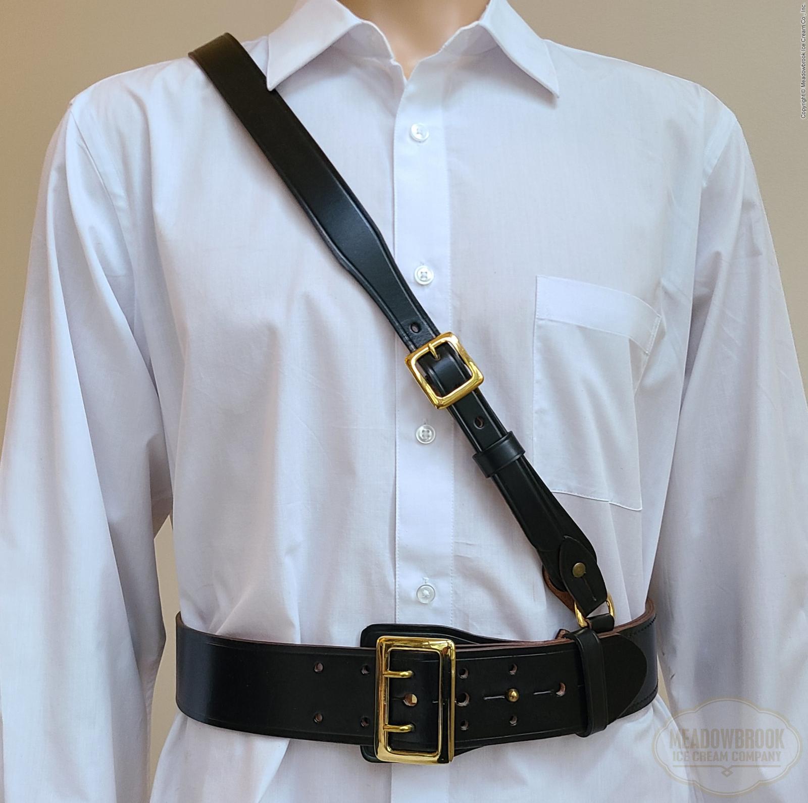 Good Humor Man Belt Set Uniform Accessory 40" Waist Meadowbrook
